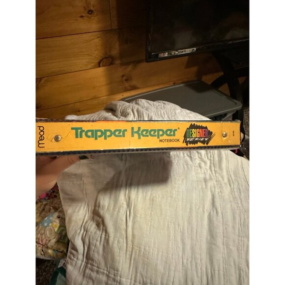 Vintage 90s atomic Trapper Keeper, Meade Designer series folder portfolio binder - Picture 9 of 9